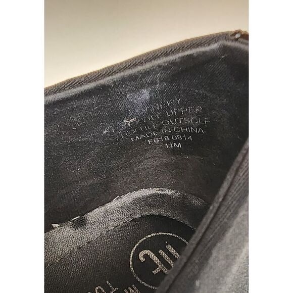 Mootsies Tootsies Modaylene Black Fabric Flats Casual Fashion Slip On Size 11M - Picture 7 of 7